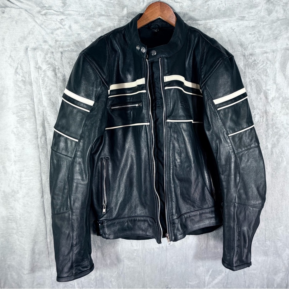 Men's Black Leather Jacket
